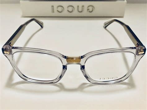 gucci sunglass with clear frame|gucci clear eyeglass frames women's.